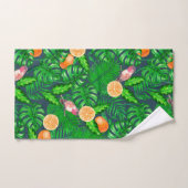 Tropisch patroon, kolibrie bad handdoek (Handdoek)