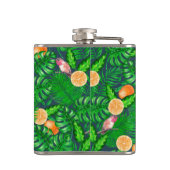 Tropisch patroon, kolibrie heupfles (Achterkant)