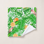 Tropisch patroon, kolibrie II Bad Handdoek (Wasdoekje)