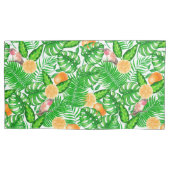 Tropisch patroon, kolibrie II Kussensloop (Voorkant-Links)