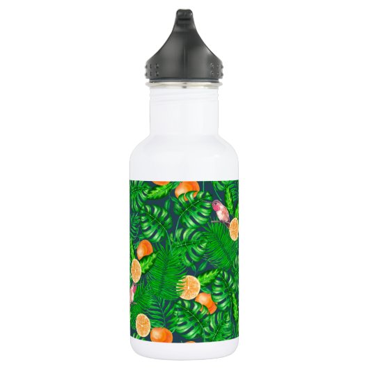 Tropisch patroon, kolibrie waterfles (Rechts)