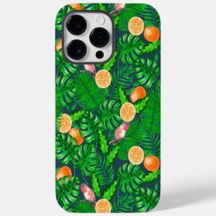 Tropisch patroon, kolibries iPhone 14 pro max hoesje