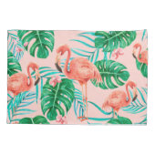 Tropisch patroon kussensloop (Achterkant-Links)