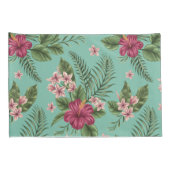 Tropisch patroon kussensloop (Achterkant-Rechts)