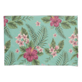 Tropisch patroon kussensloop (Voorkant-Links)