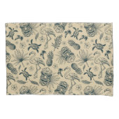  tropisch patroon kussensloop (Voorkant-Links)