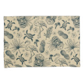 tropisch patroon kussensloop (Voorkant-Rechts)