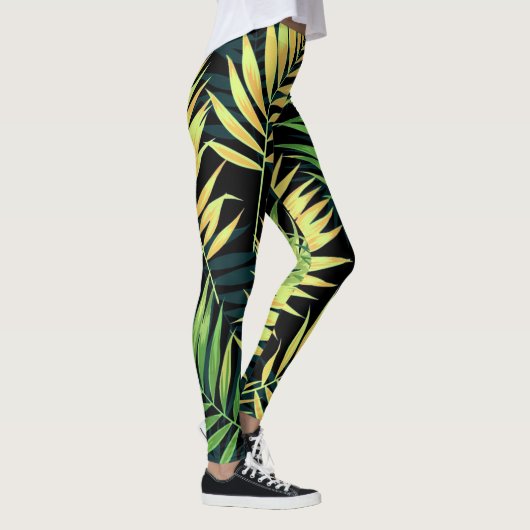 Tropisch patroon leggings (Rechts)