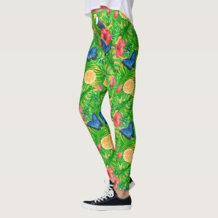 Tropisch patroon leggings