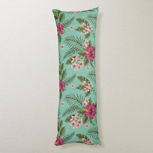 Tropisch patroon lichaamskussen (Achterkant (Verticaal))