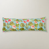 Tropisch patroon lichaamskussen (Achterkant)