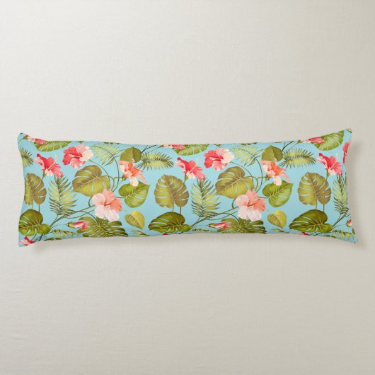 Tropisch patroon lichaamskussen (Achterkant)