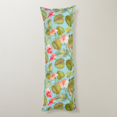 Tropisch patroon lichaamskussen (Achterkant (Verticaal))