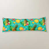 Tropisch patroon lichaamskussen (Achterkant)