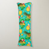 Tropisch patroon lichaamskussen (Voorkant Verticaal)