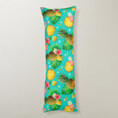 Tropisch patroon lichaamskussen (Achterkant (Verticaal))