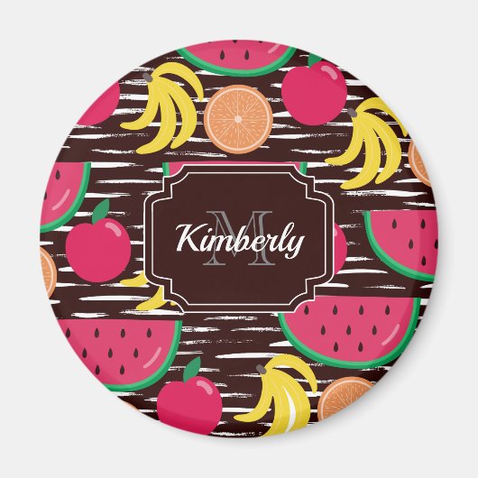 Tropisch patroon magneet (Voorkant)