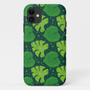 Tropisch patroon met de bladeren van liana en mons Case-Mate iPhone case