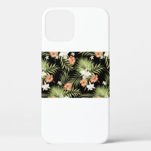 tropisch patroon met hibiscus bloemen en Case-Mate iPhone case