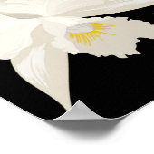  tropisch patroon met hibiscus bloemen en poster (Hoek)