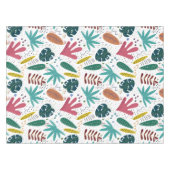 Tropisch patroon met kleurrijke bladeren tafelkleed (Voorkant (Horizontaal))