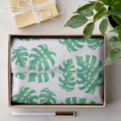 Tropisch patroon met monstera-bladeren tissuepapier (Geschenk)