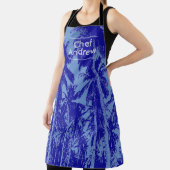Tropisch patroon met naam Chef Schort (Insitu)