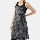 Tropisch patroon met naam Chef Schort (Insitu)