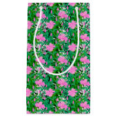 Tropisch patroon met Oerwouden bloemen Klein Cadeauzakje (Voorkant)