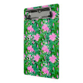 Tropisch patroon met Oerwouden bloemen Mini Klembord (Angled2)