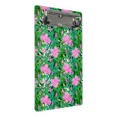 Tropisch patroon met Oerwouden bloemen Mini Klembord (Schuin)