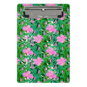 Tropisch patroon met Oerwouden bloemen Mini Klembord (Voorkant)