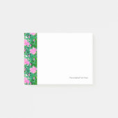 Tropisch patroon met Oerwouden bloemen Post-it® Notes (Voorkant)