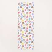 Tropisch patroon met sleuf en bladeren yogamat (Voorkant)