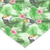 Tropisch patroon met toucan tafelkleed (Gekanteld)