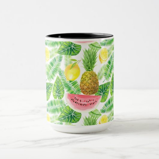 Tropisch patroon mok (Midden)