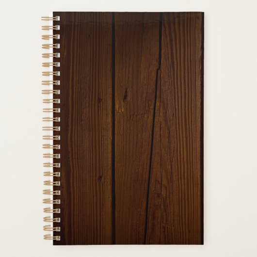 Tropisch patroon monogram planner (Voorkant)