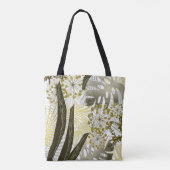 Tropisch patroon monsterpalmbladeren exotisch tote bag (Achterkant)