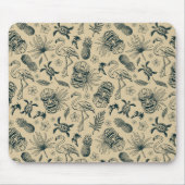  tropisch patroon muismat (Voorkant)