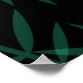 Tropisch patroon, olifant poster (Hoek)