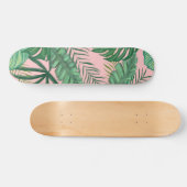 Tropisch patroon persoonlijk skateboard (Horizontaal)