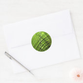 Tropisch patroon ronde sticker (Envelop)