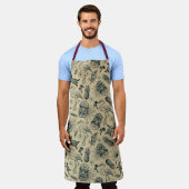 tropisch patroon schort (Gedragen)