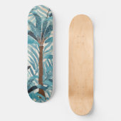 Tropisch patroon skateboard (Voorkant)