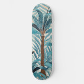 Tropisch patroon skateboard (Voorkant)