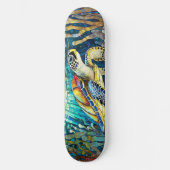 Tropisch patroon skateboard (Voorkant)