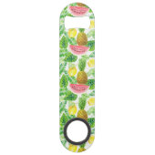 Tropisch patroon speed flessenopener (Achterkant)