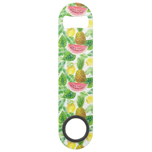 Tropisch patroon speed flessenopener (Voorkant)