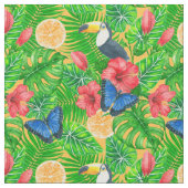 Tropisch patroon stof (Close Up)