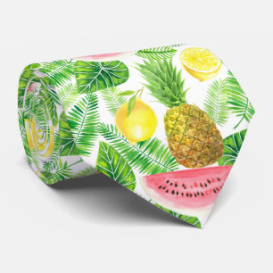 Tropisch patroon stropdas